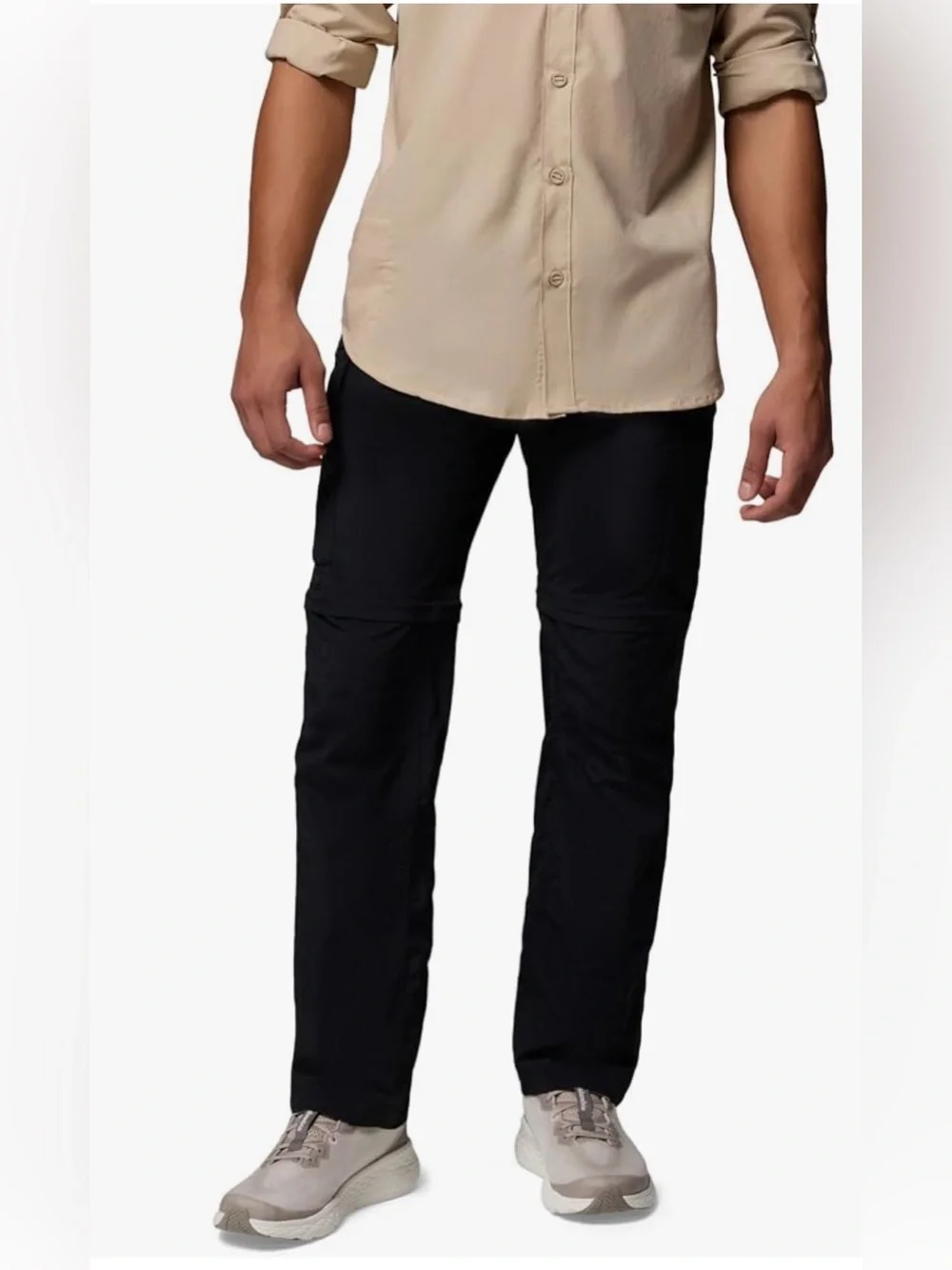 Columbia Men's Silver Ridge Convertible Pants Black 38/32 NWT